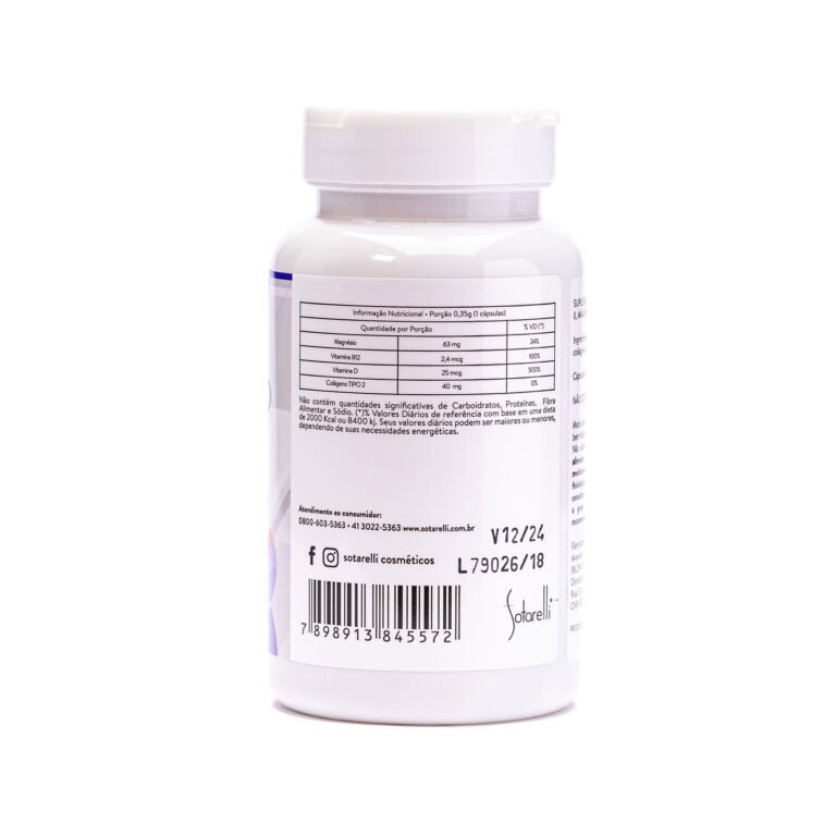 Colágeno Tipo 2 350mg 60cap Sotarelli Cosmétios