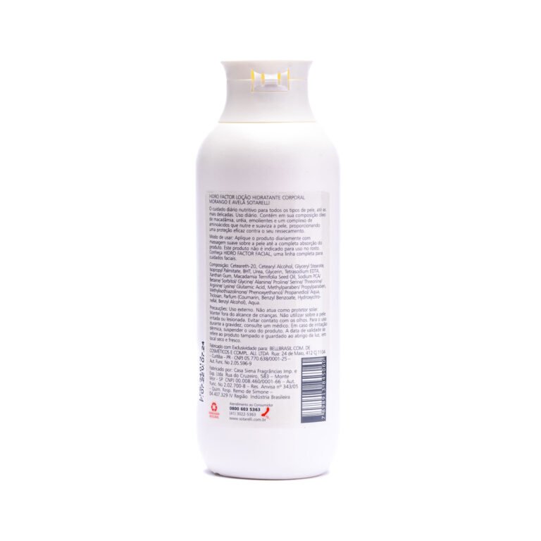 Hidro Factor Morango & Avelã Sotarelli Cosméticos