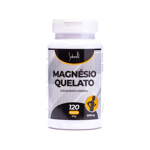 Magnésio Quelato 500mg 120cap Sotarelli Cosméticos