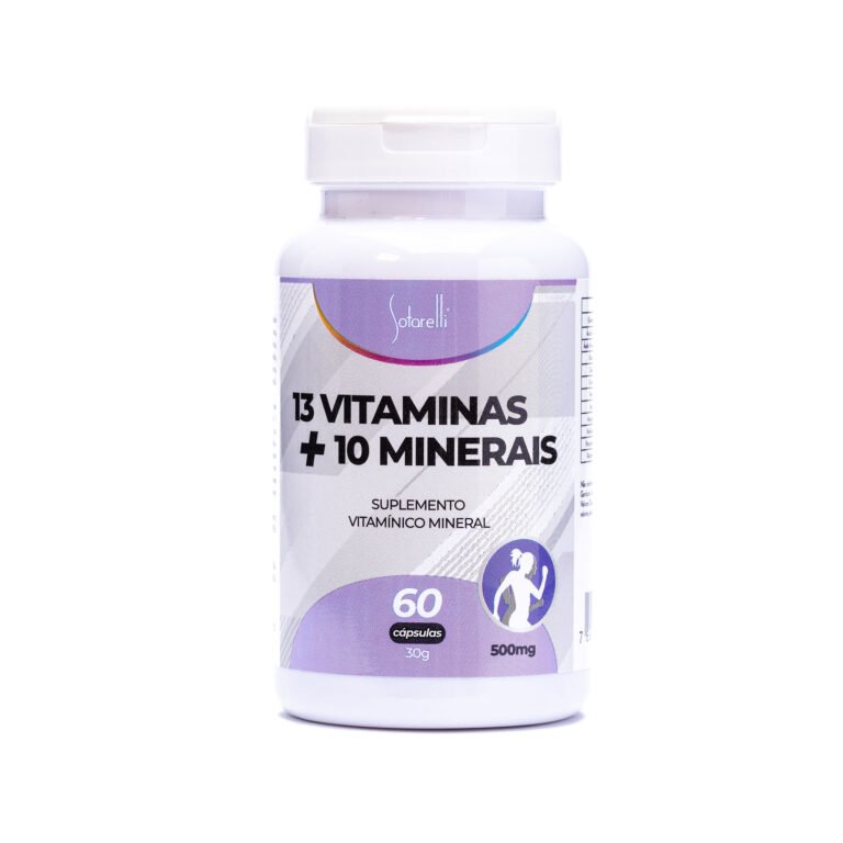 Polivitamínico 500mg 60cap Sotarelli Cosméticos